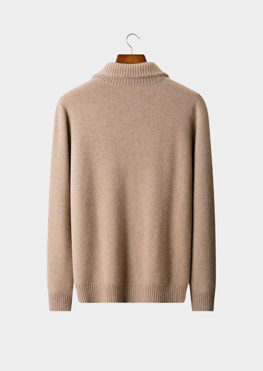 Asiago Cashmere Funnel Neck Cardigan