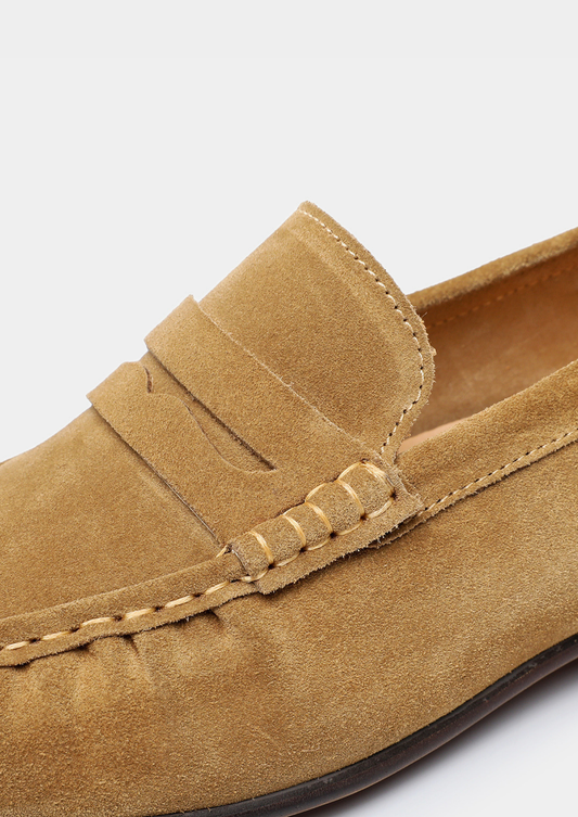 Genova Suede Penny Loafer