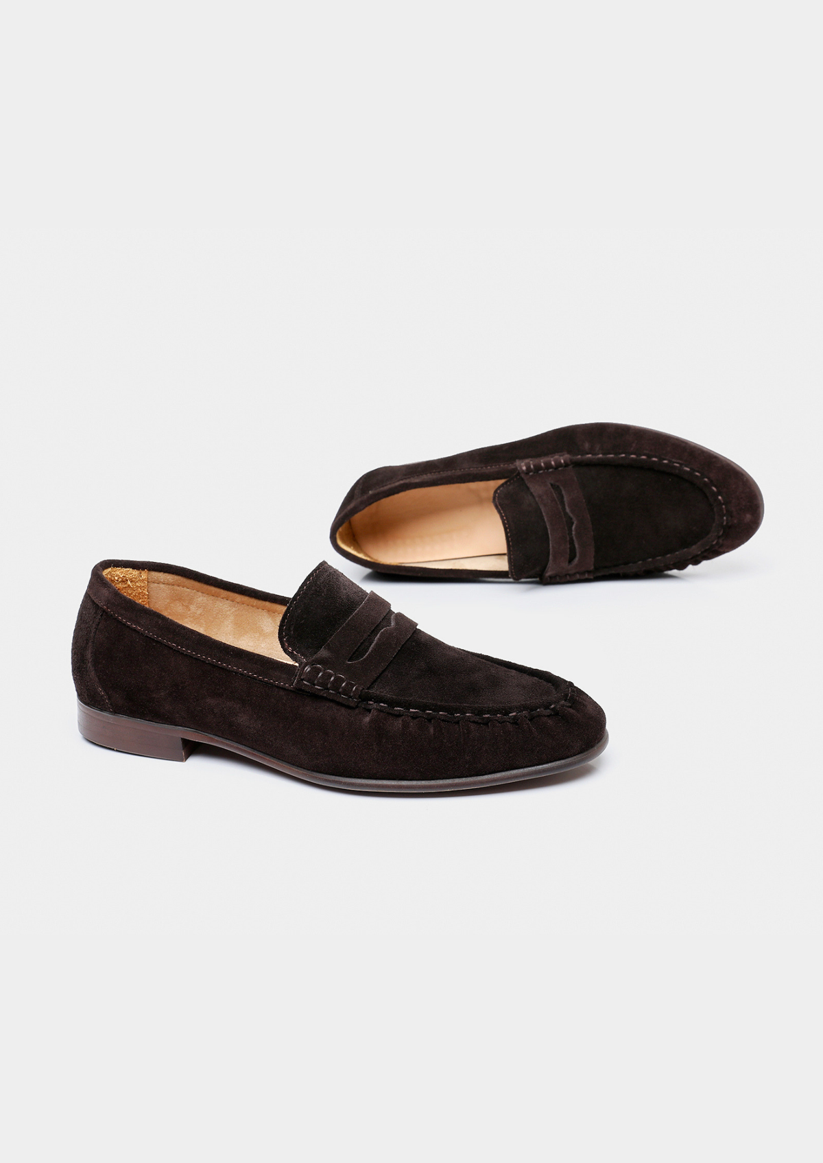 Genova Suede Penny Loafer