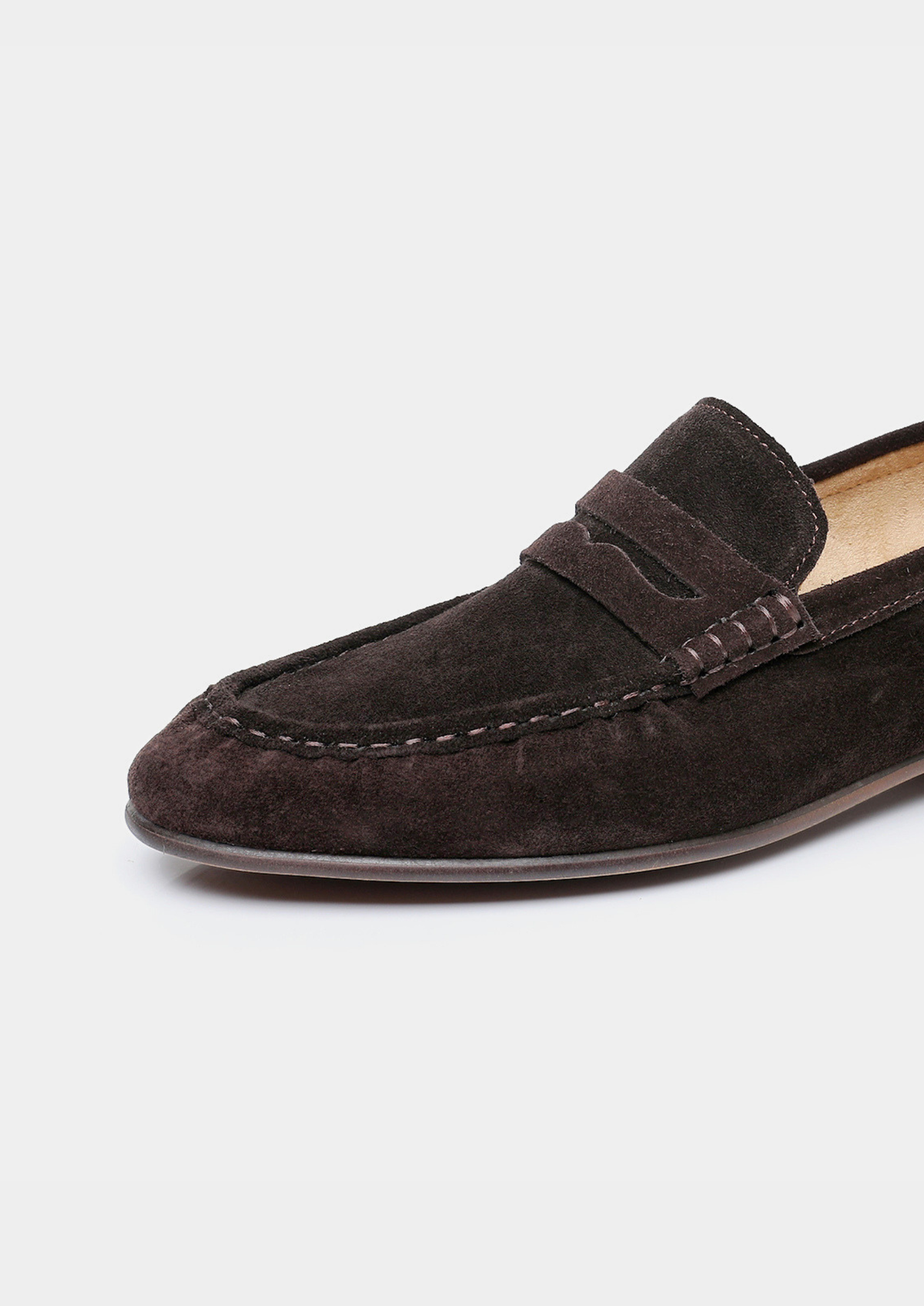 Genova Suede Penny Loafer
