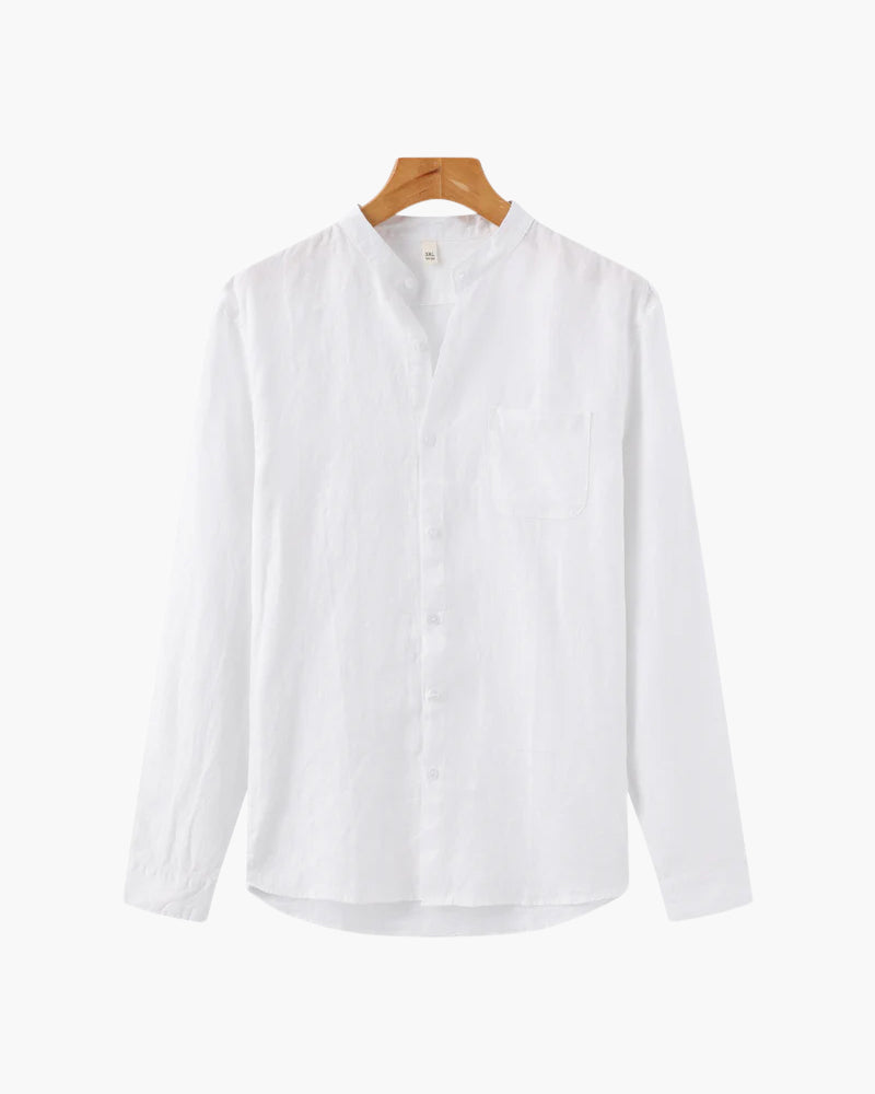 Capri Linen Shirt in White