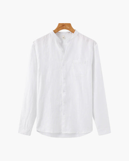 Capri Linen Shirt in White
