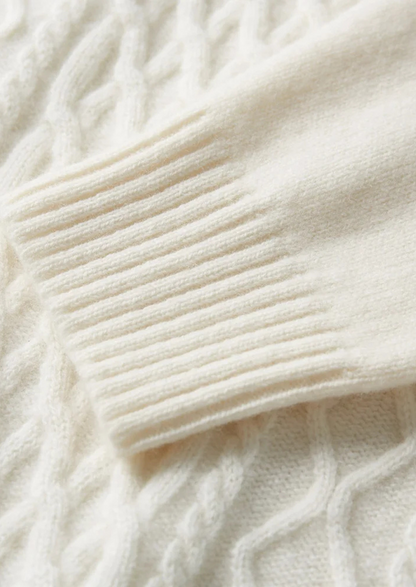 Bolzano Cable-Knit Rollneck, view 3