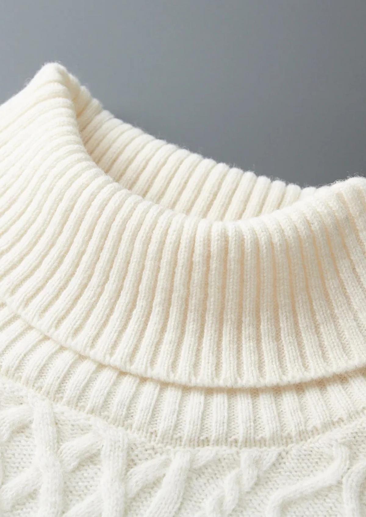 Bolzano Cable-Knit Rollneck, view 5
