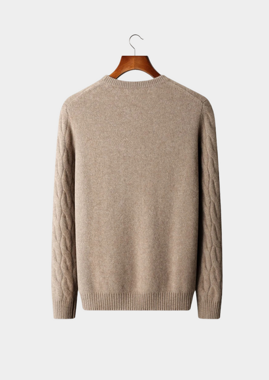 Dolomiti Cashmere Cable Crewneck