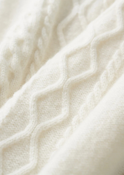 Bolzano Cable-Knit Rollneck, view 4
