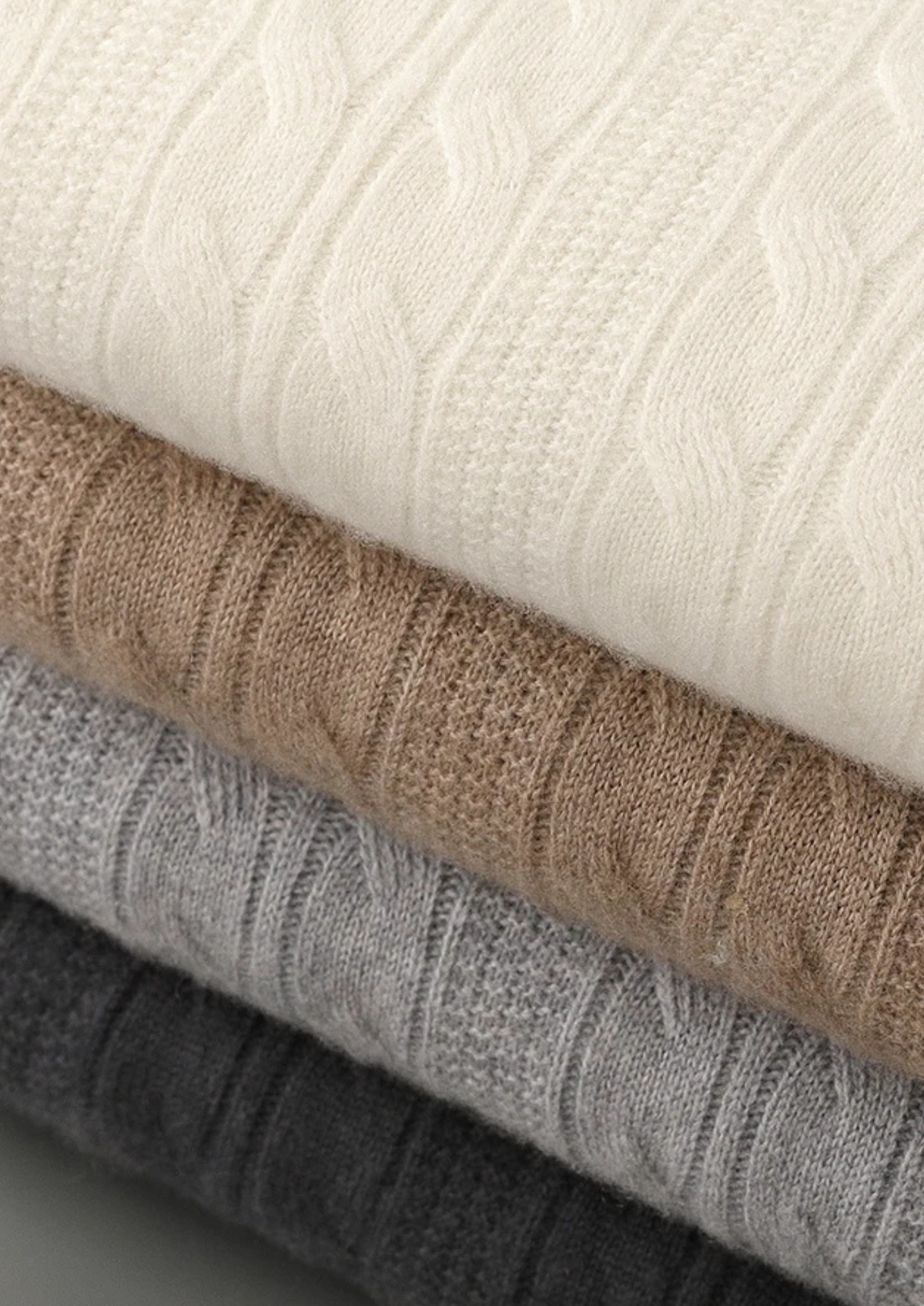 Lecco Merino Cable Crewneck