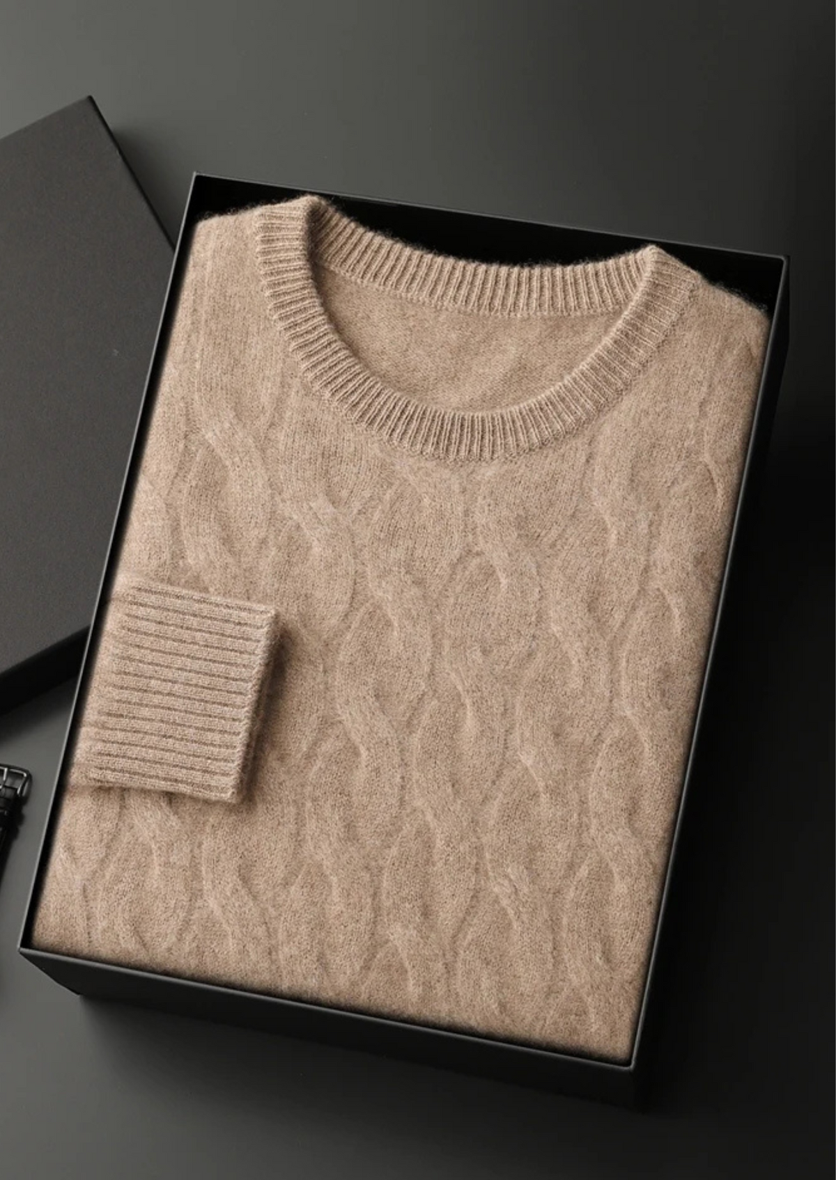 Dolomiti Cashmere Cable Crewneck