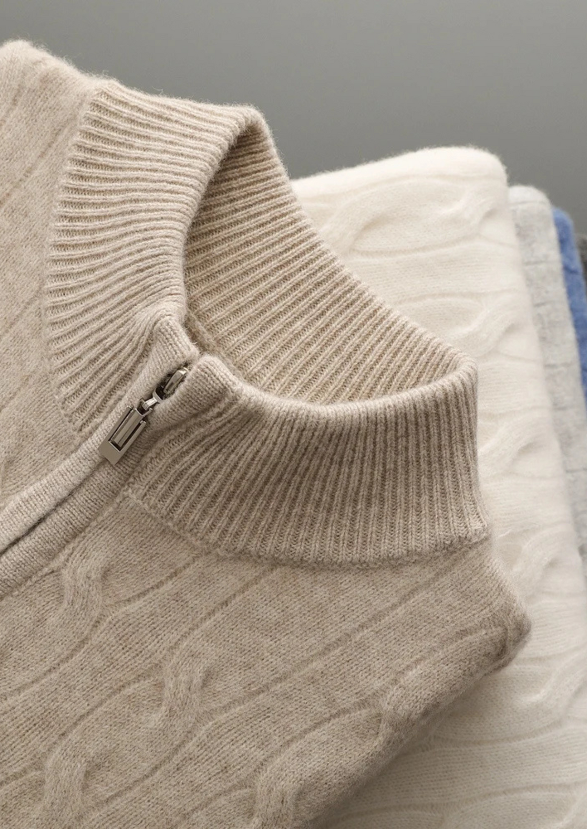 Sestriere Merino Cable Half-Zip