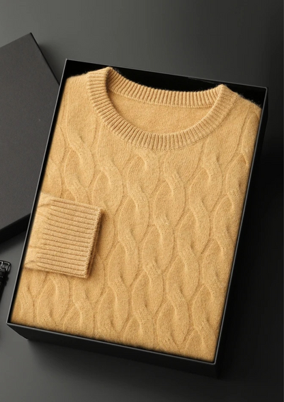 Dolomiti Cashmere Cable Crewneck