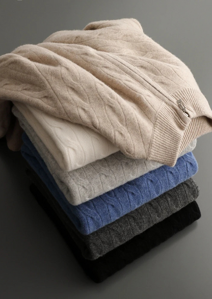 Sestriere Merino Cable Half-Zip