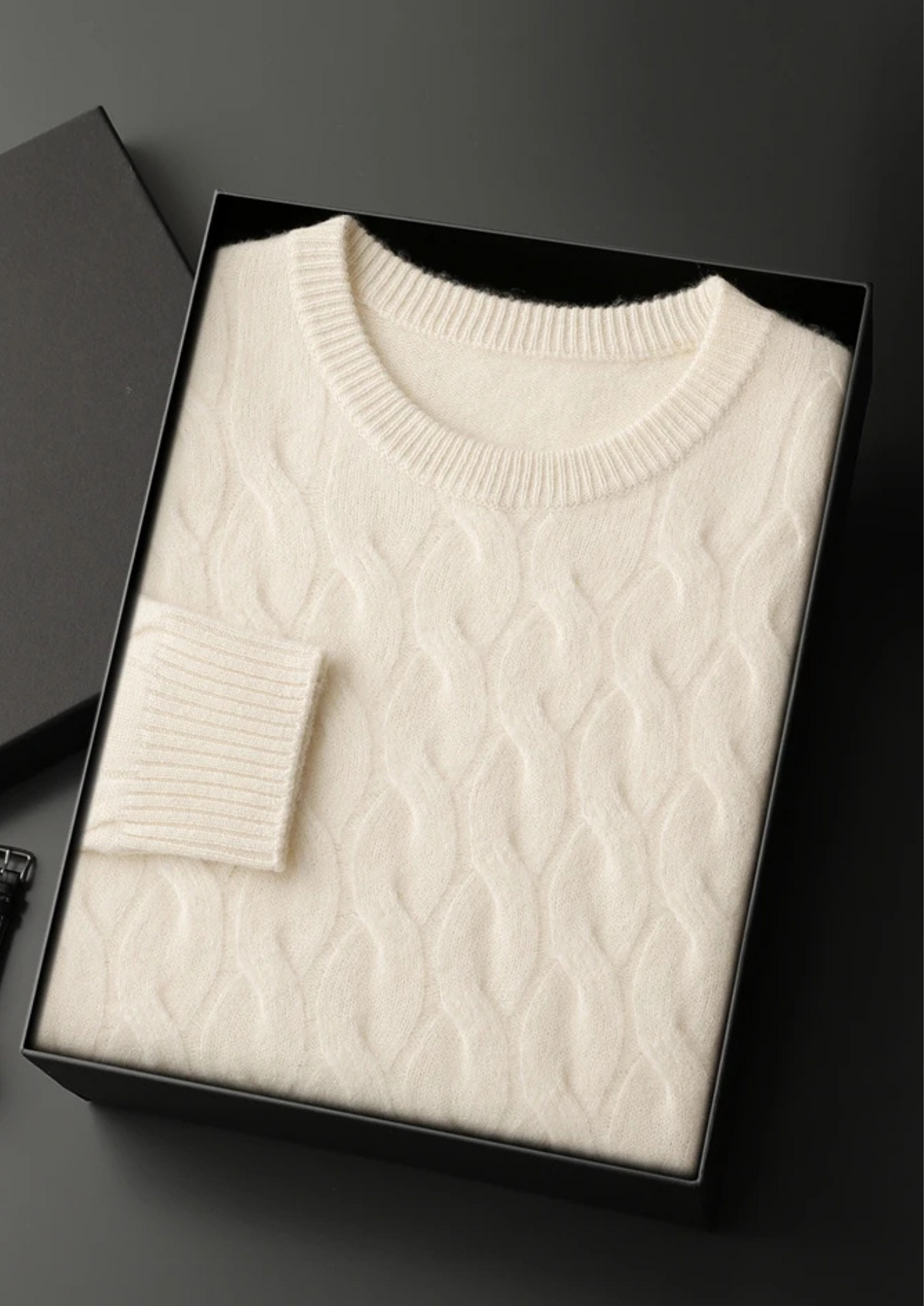 Dolomiti Cashmere Cable Crewneck
