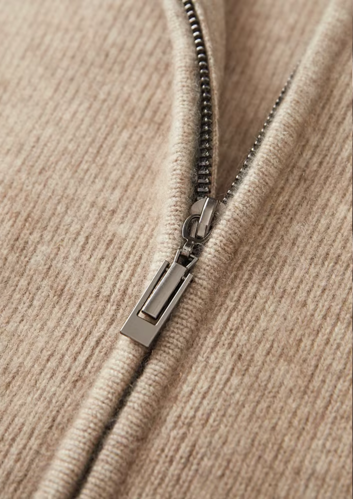 Udine Merino Ribbed Zip Cardigan