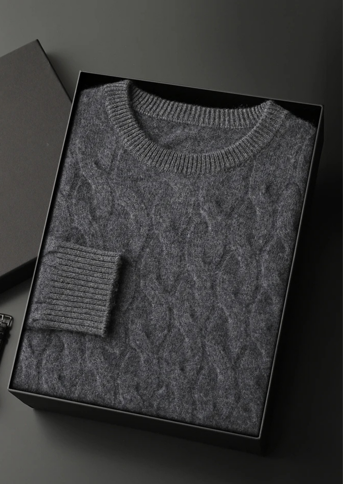 Dolomiti Cashmere Cable Crewneck