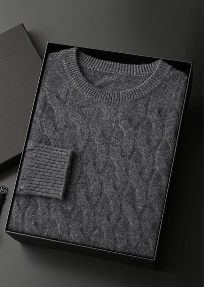 Dolomiti Cashmere Cable Crewneck