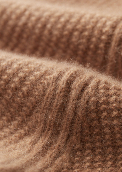 Belluno Cashmere Ribbed Zip Cardigan