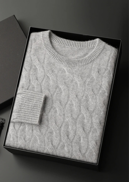 Dolomiti Cashmere Cable Crewneck