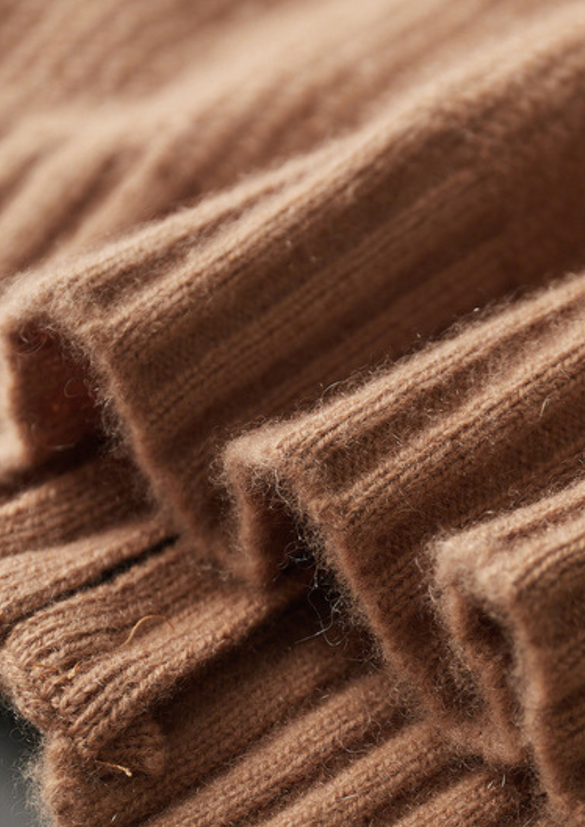 Belluno Cashmere Ribbed Zip Cardigan