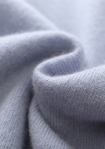 Cortina Merino Zip Cardigan in Navy Blue
