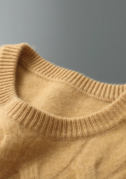 Dolomiti Cashmere Cable Crewneck