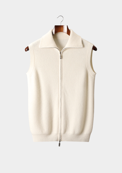 Sondrio Cashmere Zip Vest