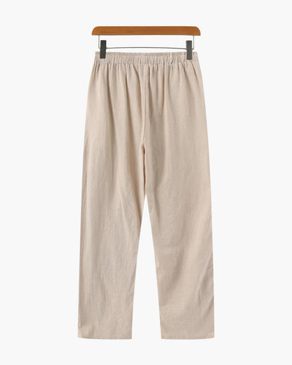 Riviera Linen Drawstring Trousers, view 5