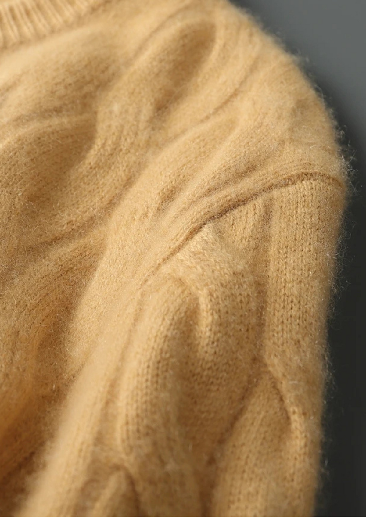 Dolomiti Cashmere Cable Crewneck