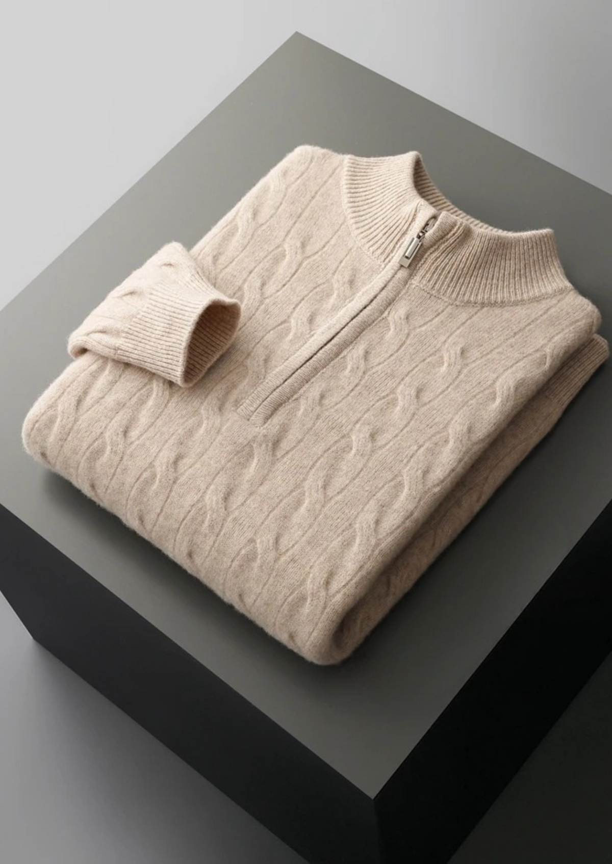 Sestriere Merino Cable Half-Zip