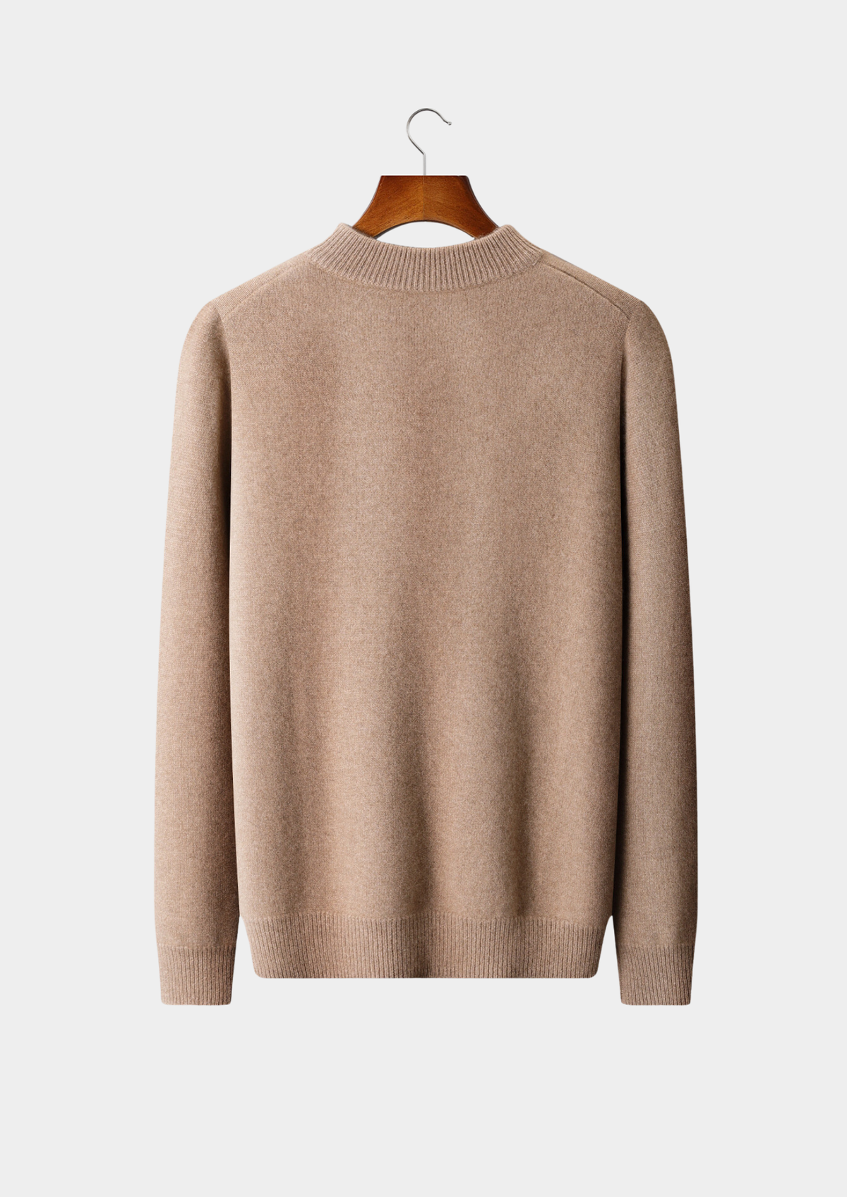Verona Cashmere Button-Neck Sweater