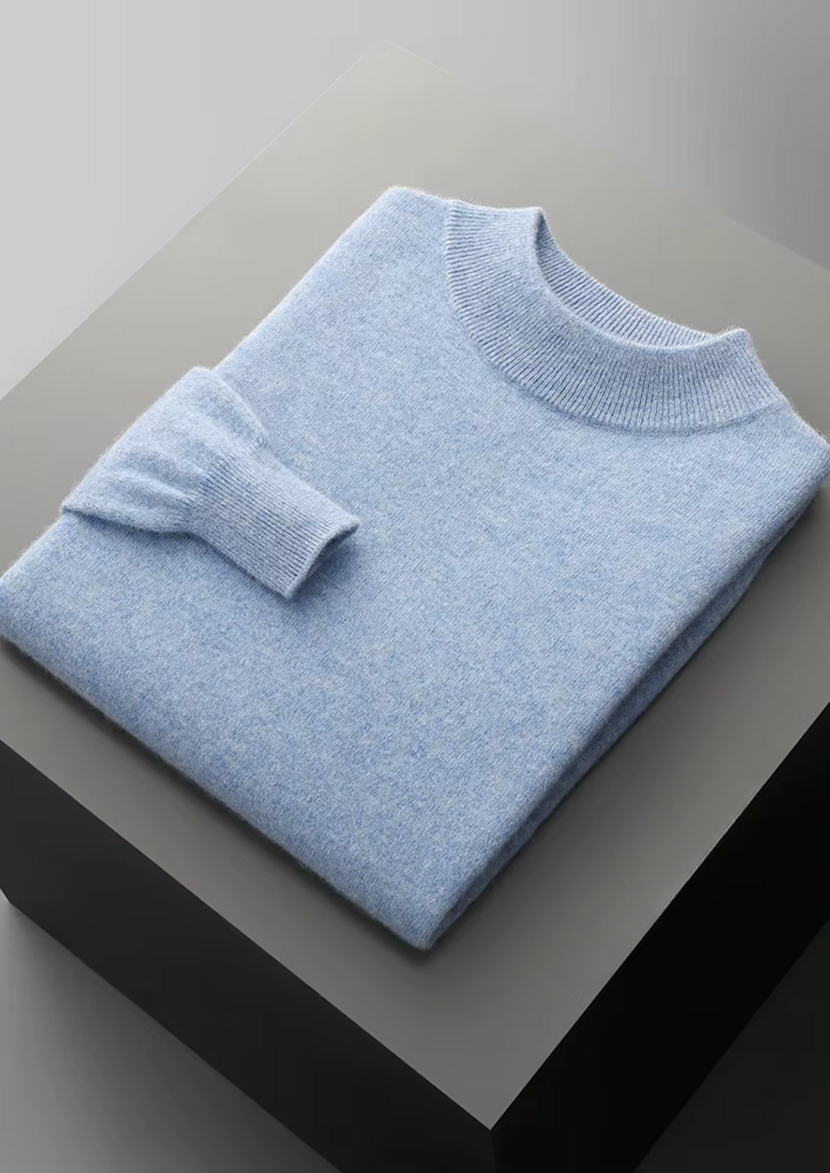Biella Merino Mock Neck