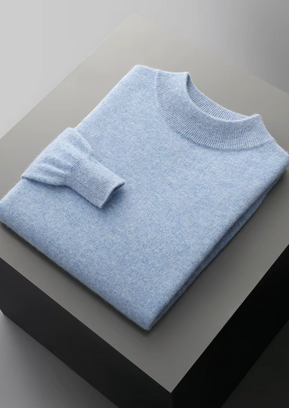 Biella Merino Mock Neck