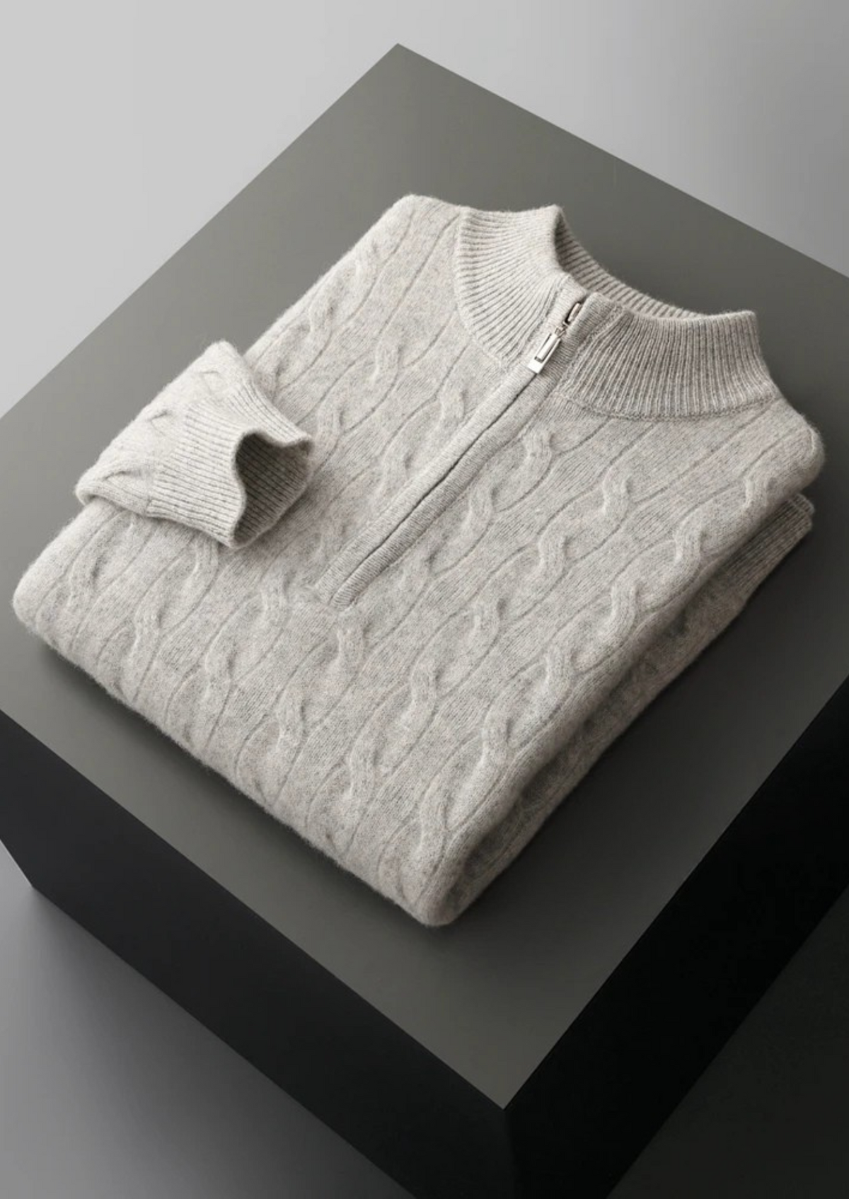 Sestriere Merino Cable Half-Zip