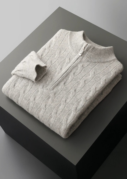 Sestriere Merino Cable Half-Zip
