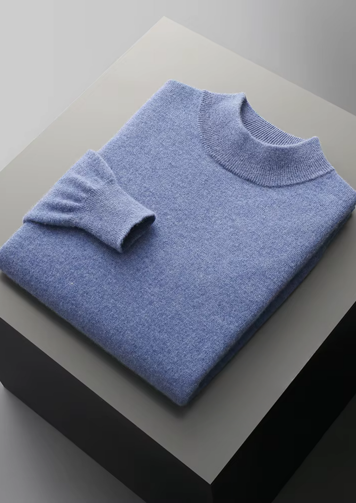 Biella Merino Mock Neck