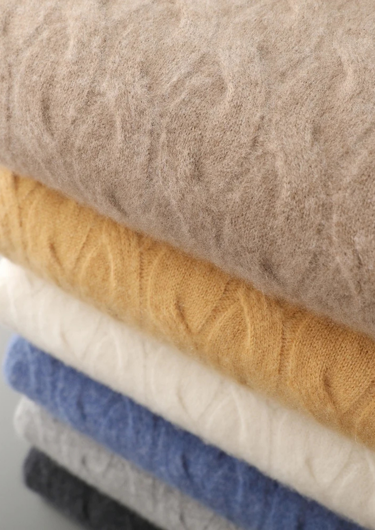 Dolomiti Cashmere Cable Crewneck
