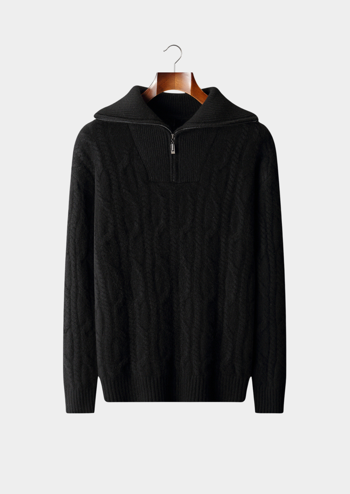 Aosta Cashmere Cable Half-Zip