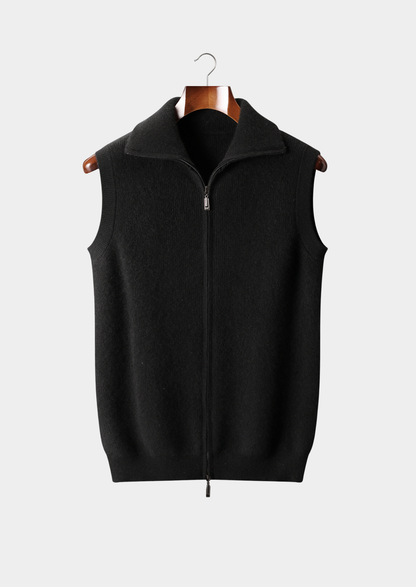 Sondrio Cashmere Zip Vest