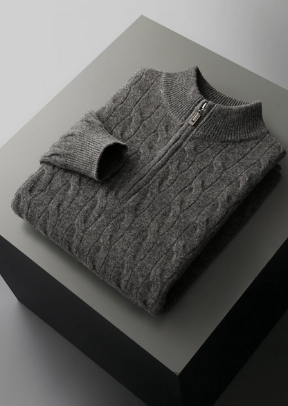 Sestriere Merino Cable Half-Zip