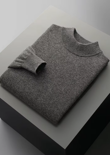 Biella Merino Mock Neck