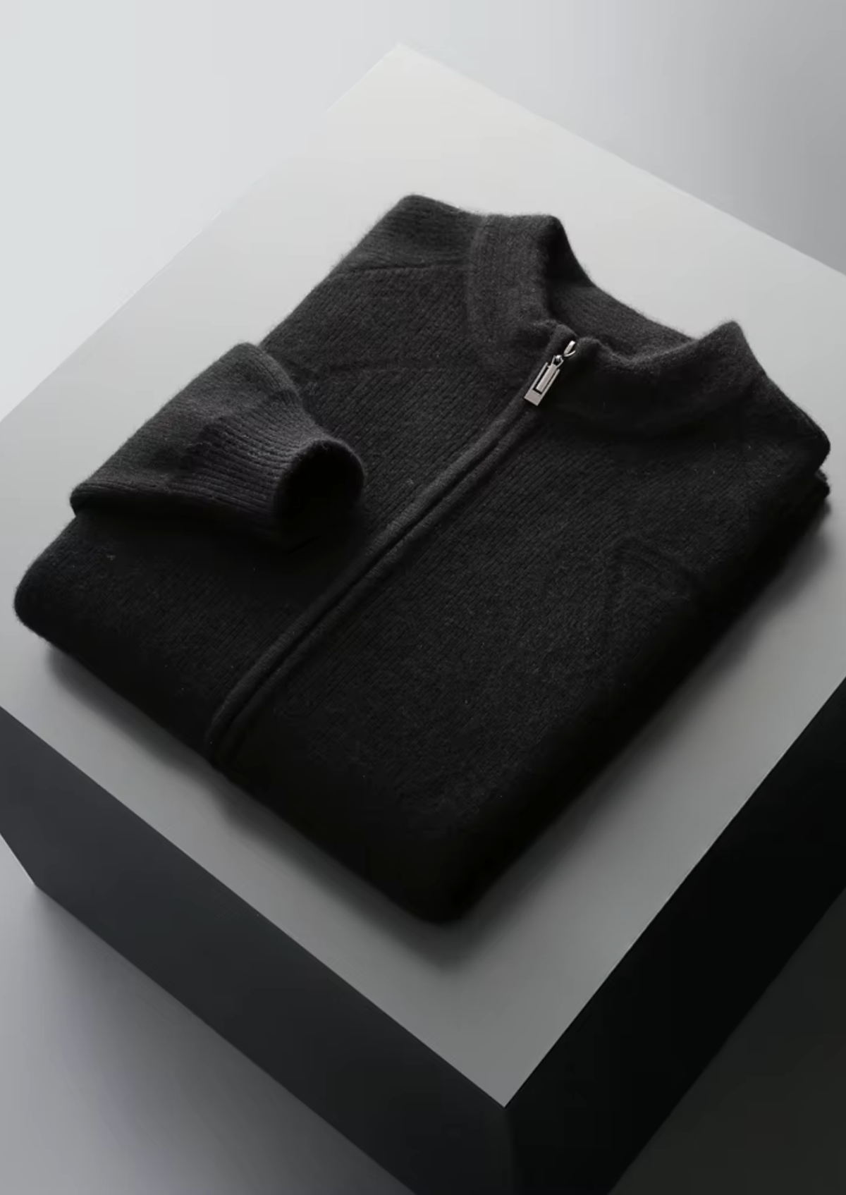 Udine Merino Ribbed Zip Cardigan