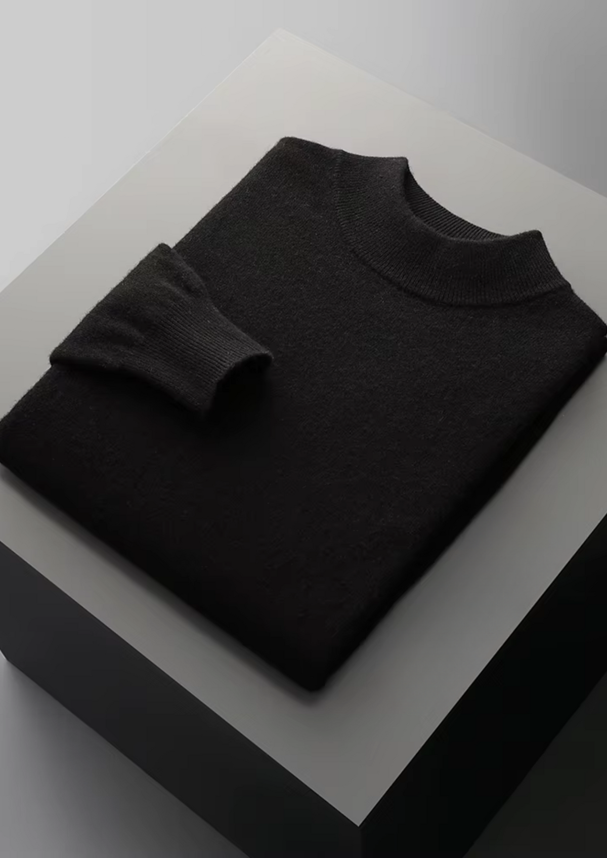 Biella Merino Mock Neck