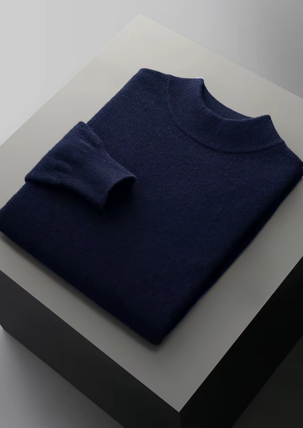 Biella Merino Mock Neck