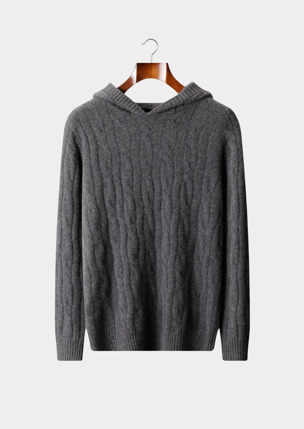 Livigno Cashmere Cable Hoodie