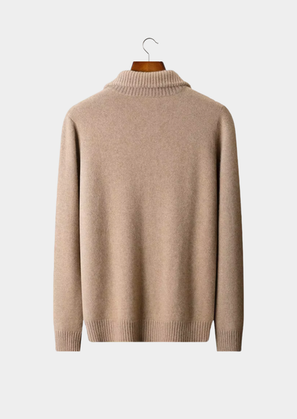 Asiago Cashmere Funnel Neck Cardigan