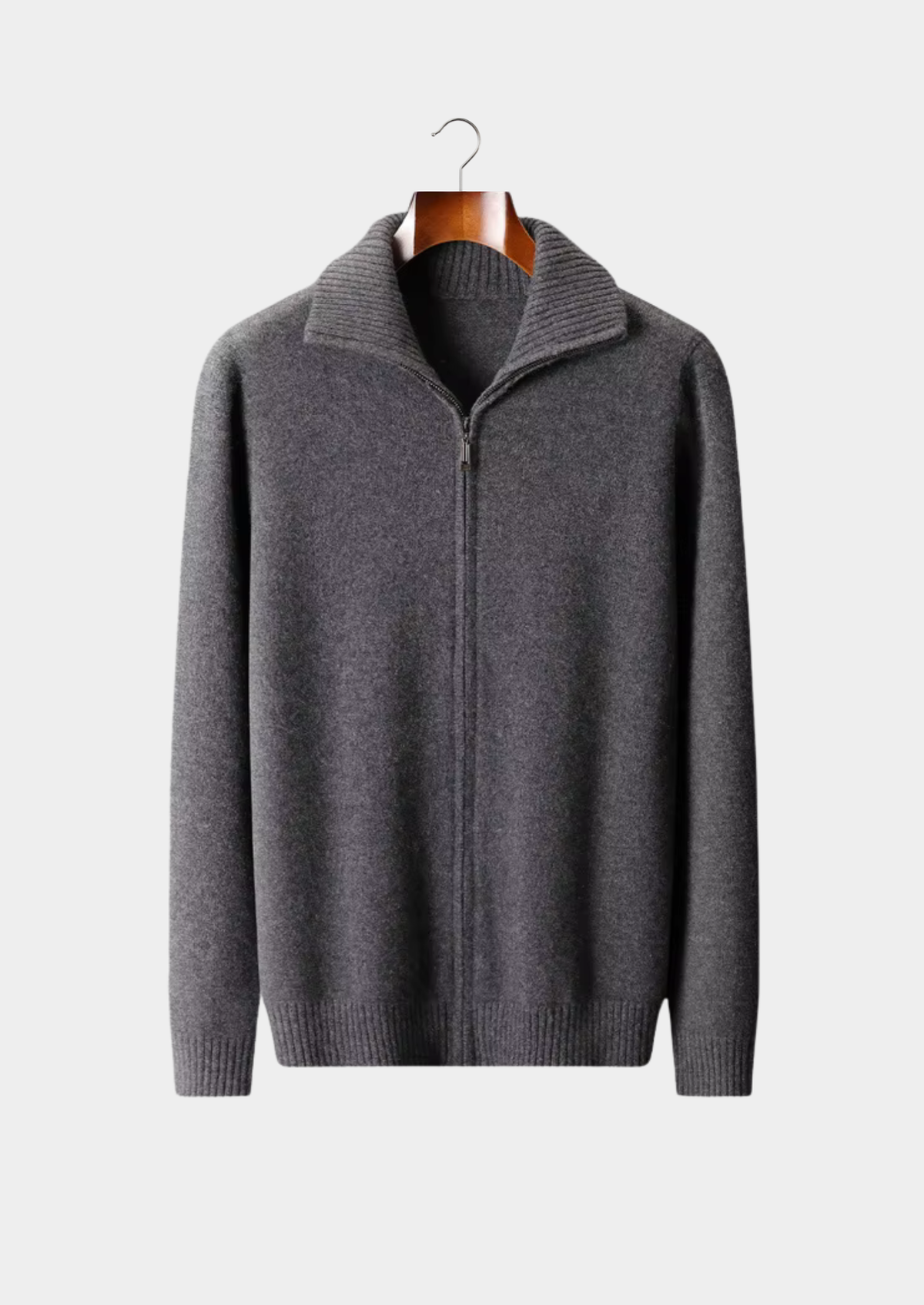Asiago Cashmere Funnel Neck Cardigan