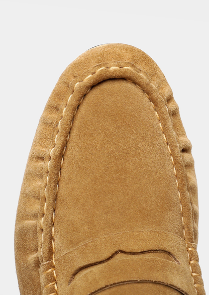 Genova Suede Penny Loafer