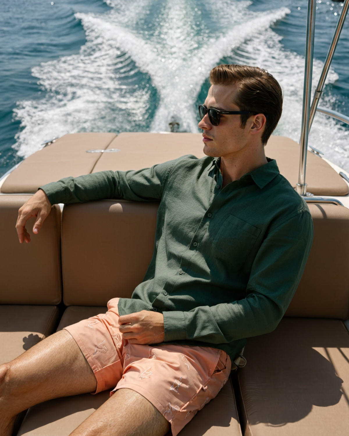 Capri Linen Shirt, view 6