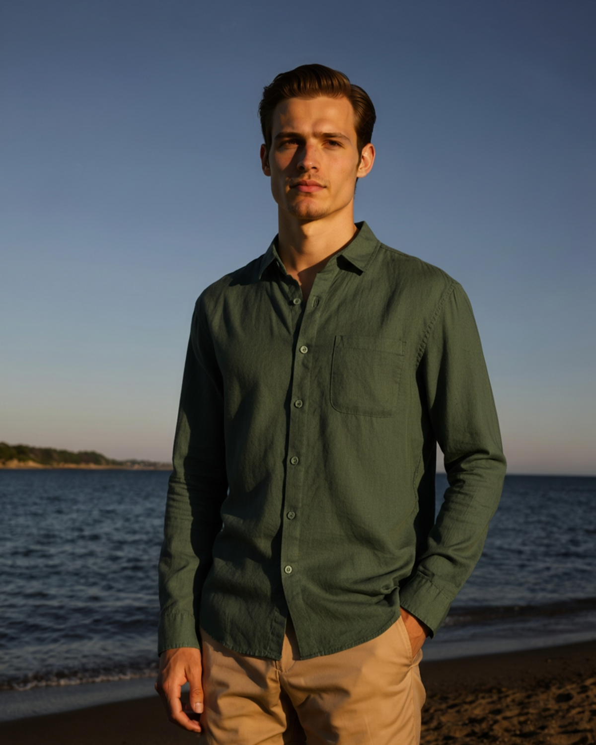Capri Linen Shirt, view 5