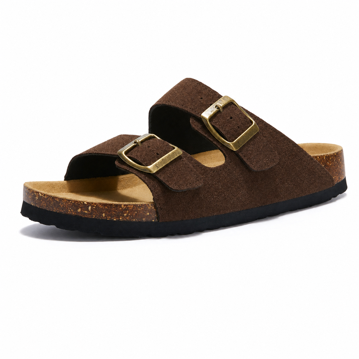 Siena Suede Two-Strap Sandal, view 6