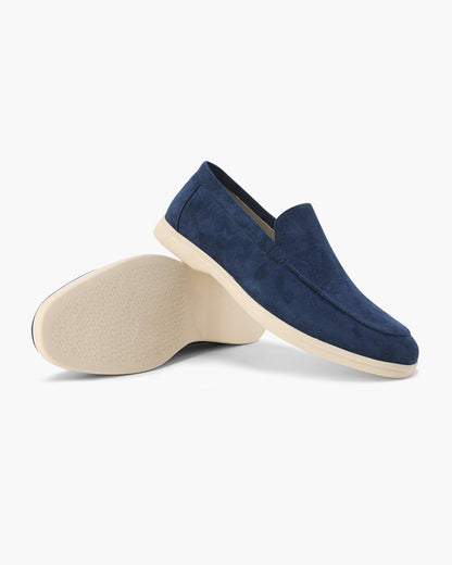 The Paladino Suede Loafer in Marine Blue